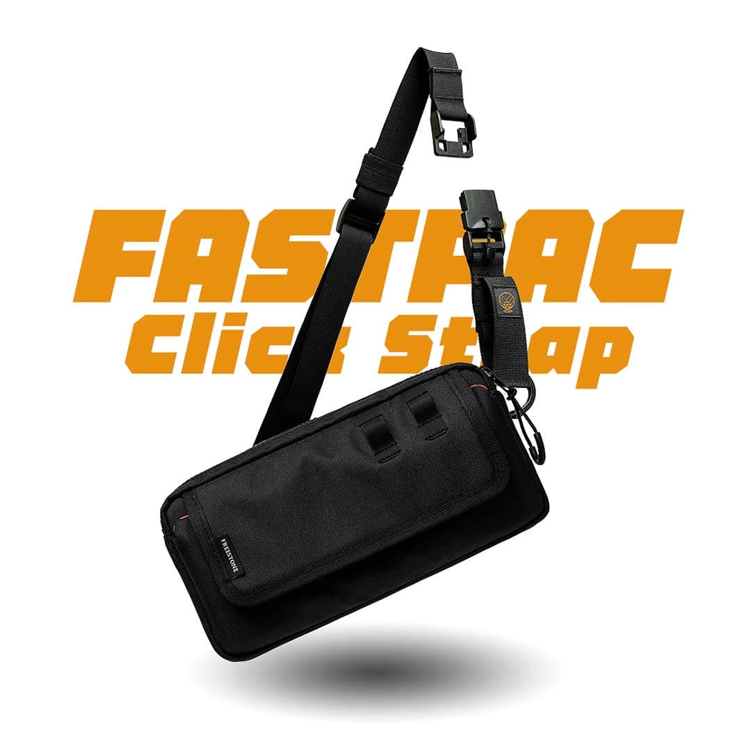 Fastpac Lava Black Clip Strap 快扣背帶版